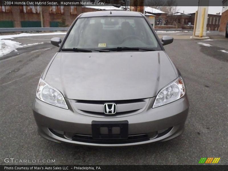 Magnesium Metallic / Gray 2004 Honda Civic Hybrid Sedan