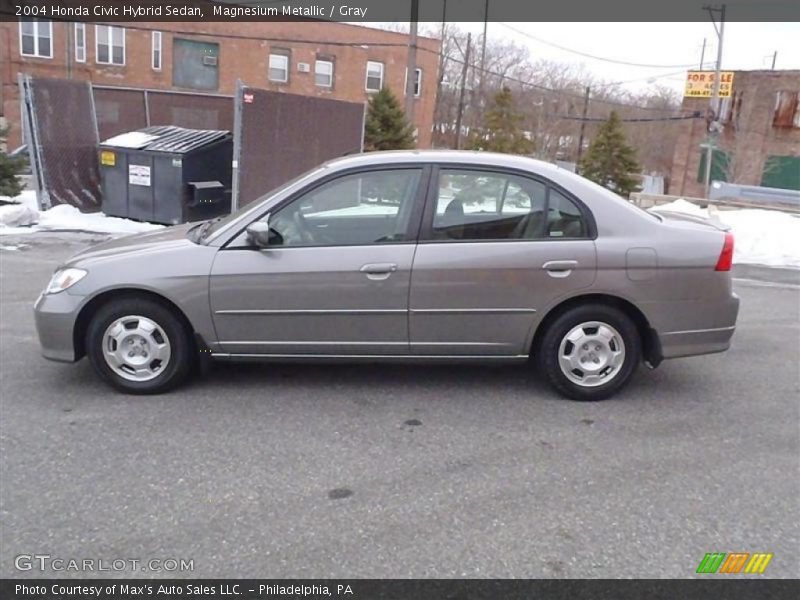 Magnesium Metallic / Gray 2004 Honda Civic Hybrid Sedan