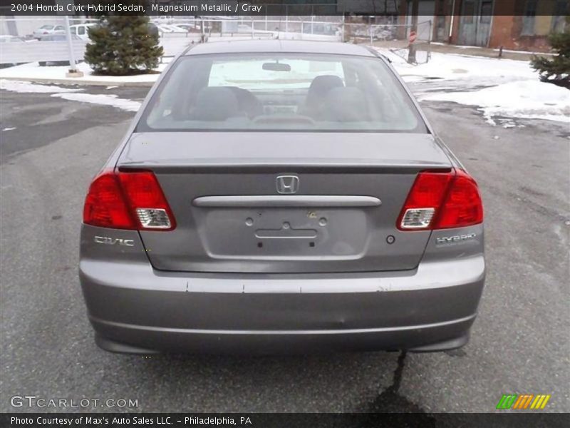 Magnesium Metallic / Gray 2004 Honda Civic Hybrid Sedan