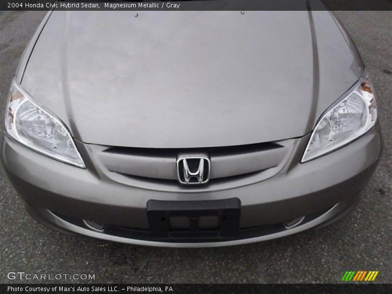 Magnesium Metallic / Gray 2004 Honda Civic Hybrid Sedan