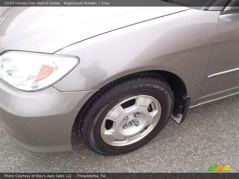 Magnesium Metallic / Gray 2004 Honda Civic Hybrid Sedan