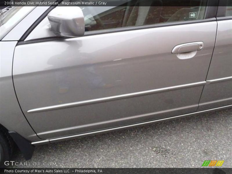 Magnesium Metallic / Gray 2004 Honda Civic Hybrid Sedan