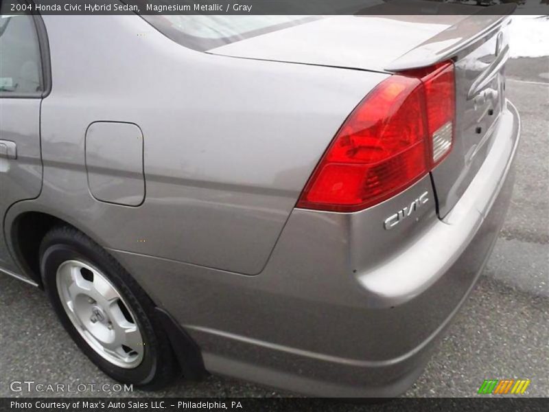 Magnesium Metallic / Gray 2004 Honda Civic Hybrid Sedan