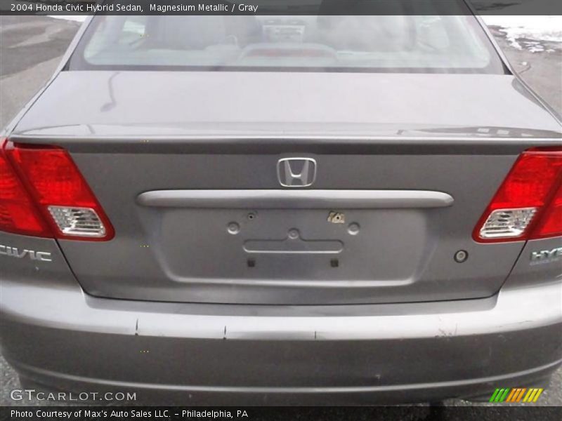 Magnesium Metallic / Gray 2004 Honda Civic Hybrid Sedan