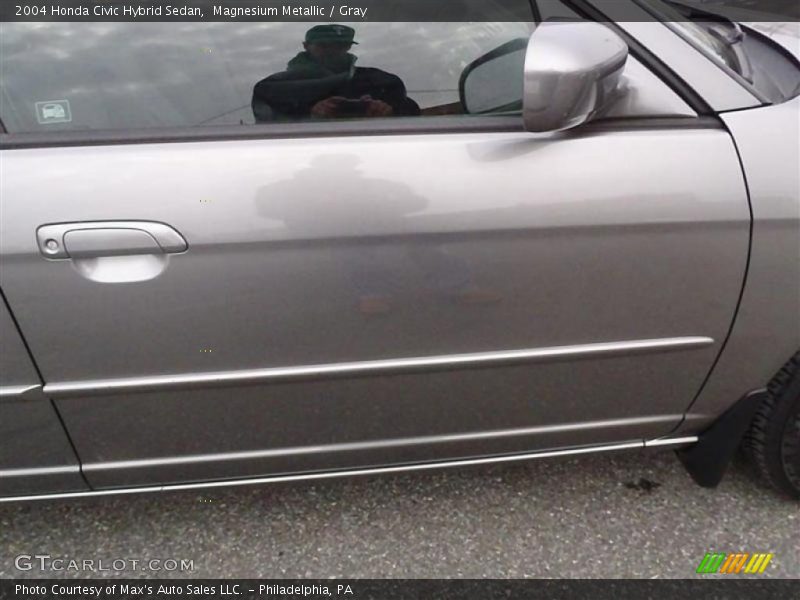 Magnesium Metallic / Gray 2004 Honda Civic Hybrid Sedan