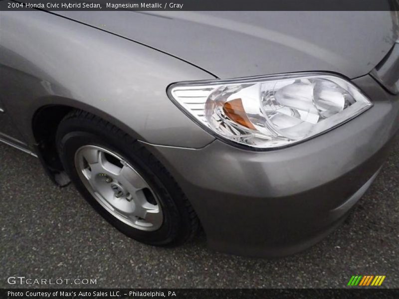 Magnesium Metallic / Gray 2004 Honda Civic Hybrid Sedan