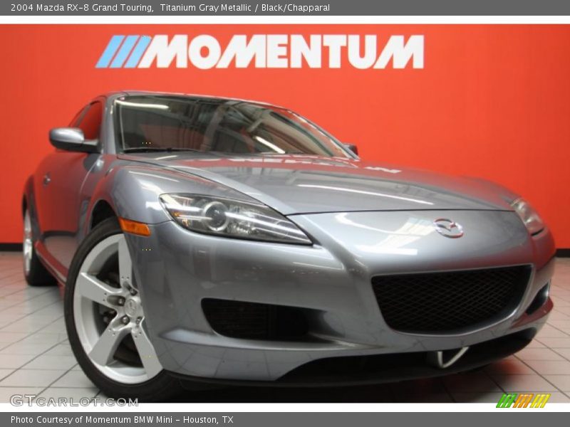 Titanium Gray Metallic / Black/Chapparal 2004 Mazda RX-8 Grand Touring