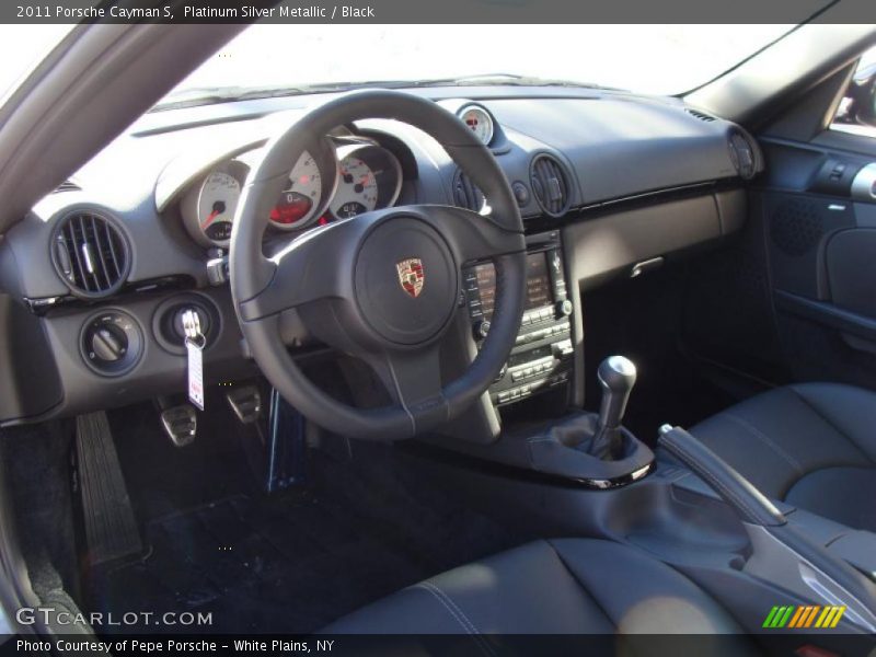  2011 Cayman S Black Interior