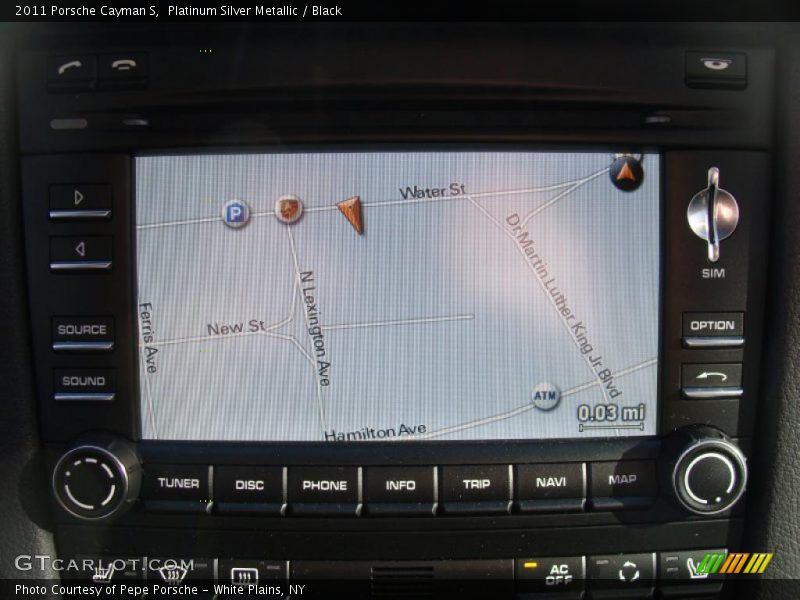 Navigation of 2011 Cayman S
