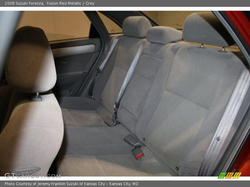 Fusion Red Metallic / Grey 2008 Suzuki Forenza