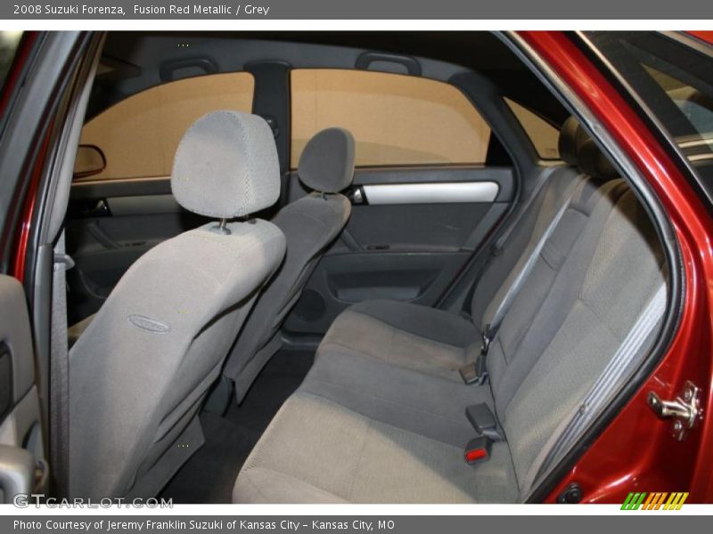 Fusion Red Metallic / Grey 2008 Suzuki Forenza
