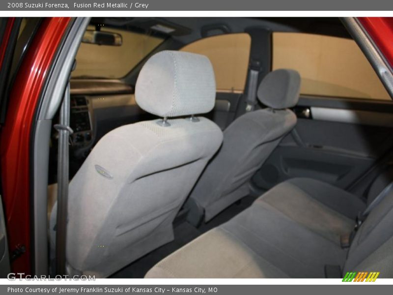 Fusion Red Metallic / Grey 2008 Suzuki Forenza