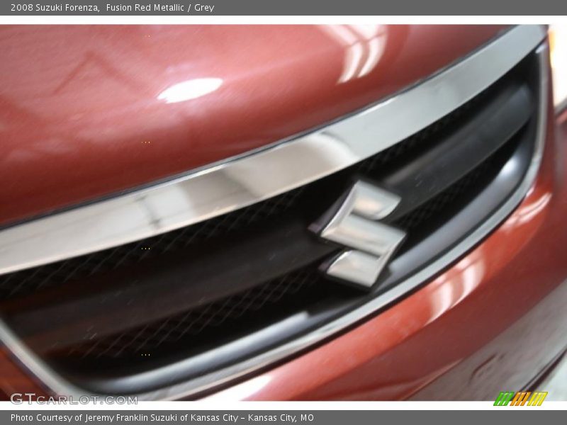 Fusion Red Metallic / Grey 2008 Suzuki Forenza