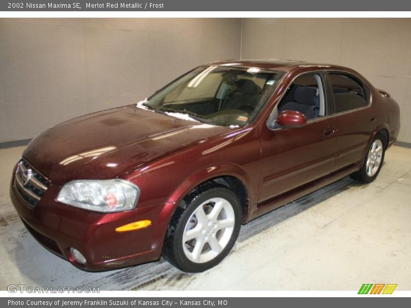 Merlot Red Metallic / Frost 2002 Nissan Maxima SE