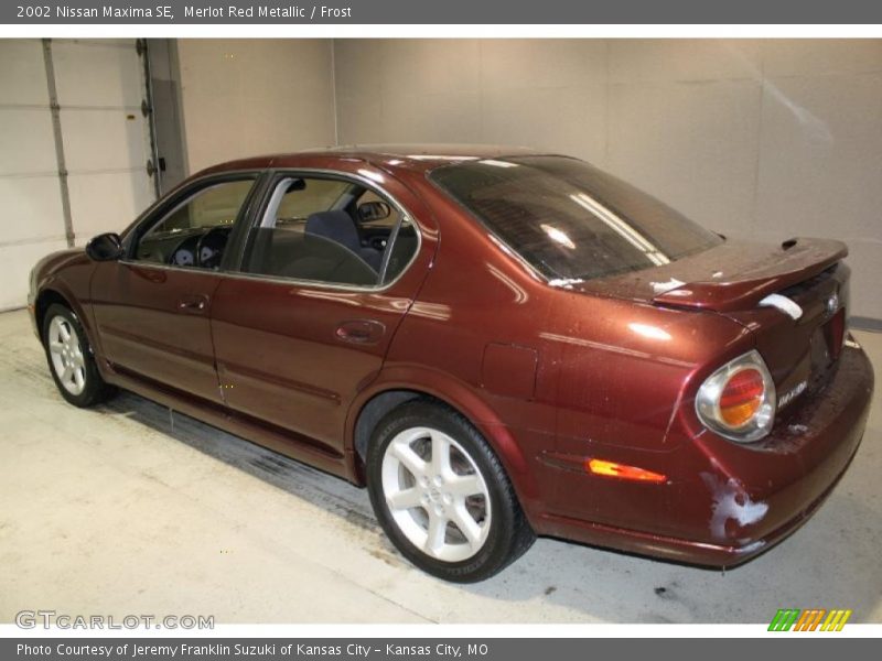Merlot Red Metallic / Frost 2002 Nissan Maxima SE