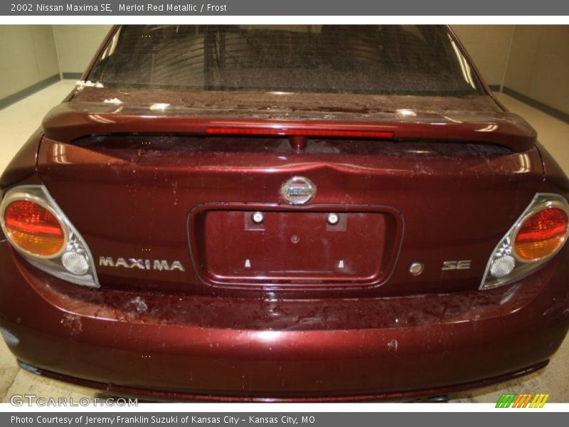 Merlot Red Metallic / Frost 2002 Nissan Maxima SE