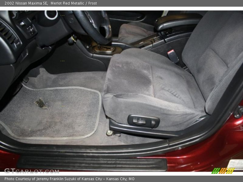 Merlot Red Metallic / Frost 2002 Nissan Maxima SE
