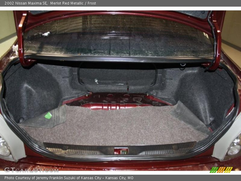 Merlot Red Metallic / Frost 2002 Nissan Maxima SE