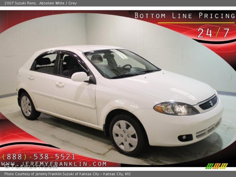 Absolute White / Grey 2007 Suzuki Reno
