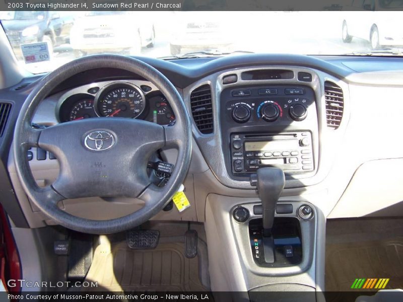 Sundown Red Pearl / Charcoal 2003 Toyota Highlander I4