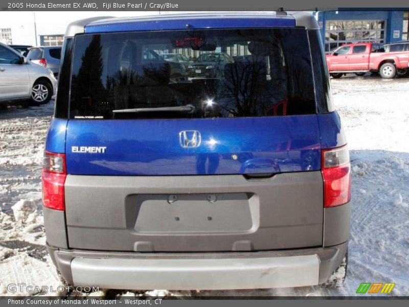 Fiji Blue Pearl / Gray/Blue 2005 Honda Element EX AWD