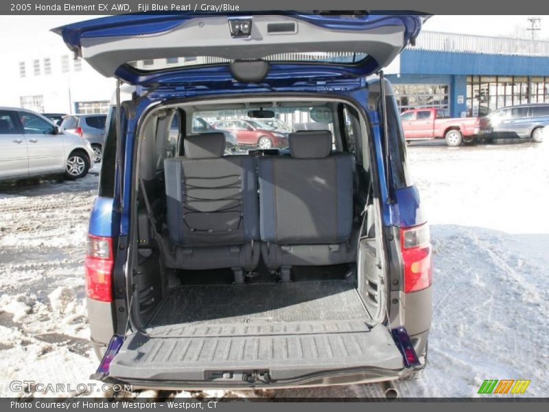 Fiji Blue Pearl / Gray/Blue 2005 Honda Element EX AWD