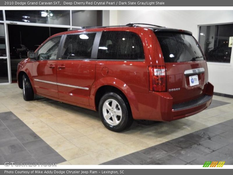 Deep Cherry Red Crystal Pearl / Dark Slate Gray/Light Shale 2010 Dodge Grand Caravan SXT