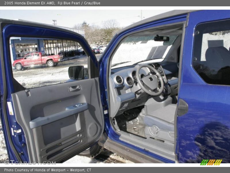 Fiji Blue Pearl / Gray/Blue 2005 Honda Element EX AWD