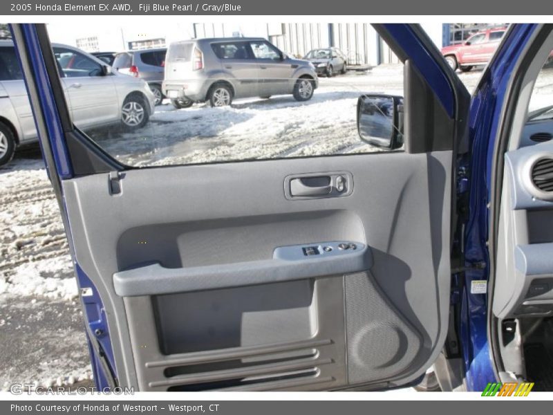 Fiji Blue Pearl / Gray/Blue 2005 Honda Element EX AWD
