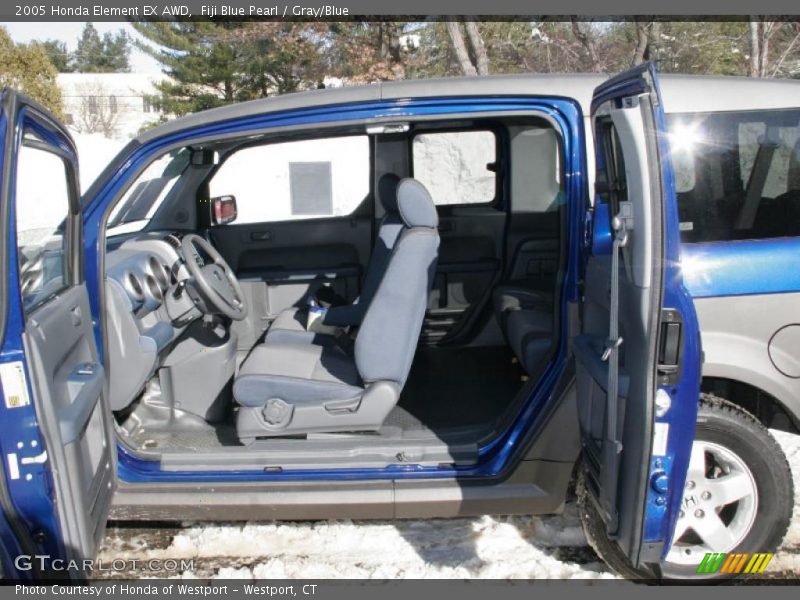 Fiji Blue Pearl / Gray/Blue 2005 Honda Element EX AWD