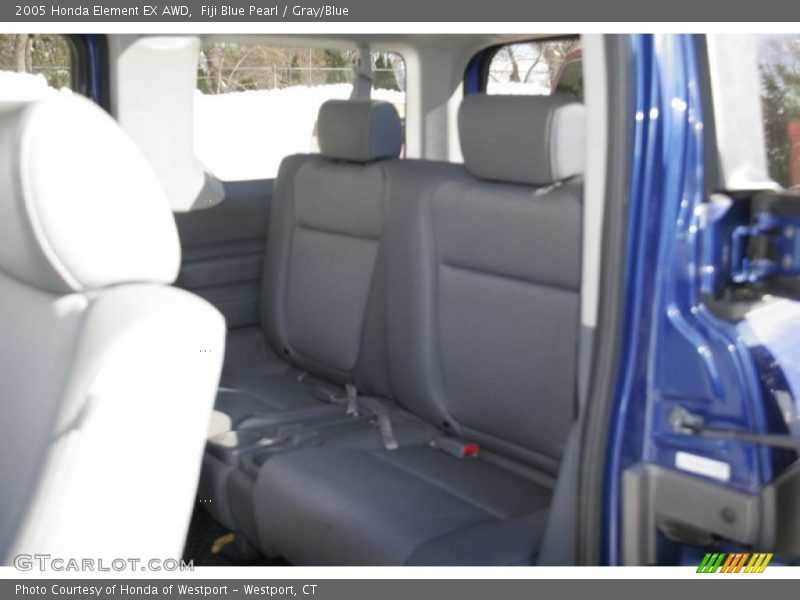 Fiji Blue Pearl / Gray/Blue 2005 Honda Element EX AWD
