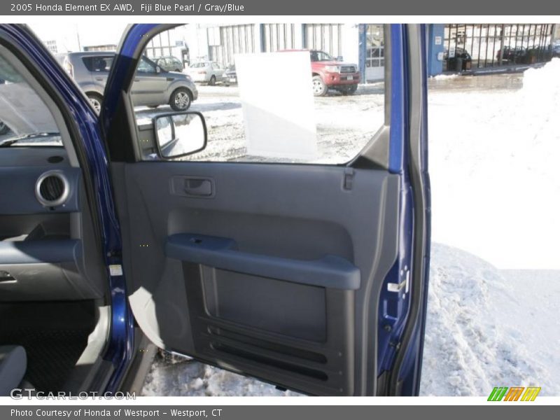 Fiji Blue Pearl / Gray/Blue 2005 Honda Element EX AWD