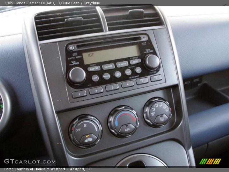 Fiji Blue Pearl / Gray/Blue 2005 Honda Element EX AWD