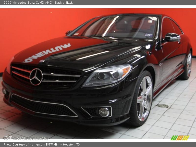 Black / Black 2009 Mercedes-Benz CL 63 AMG