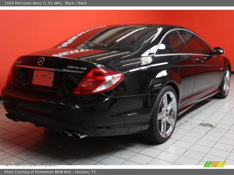 Black / Black 2009 Mercedes-Benz CL 63 AMG