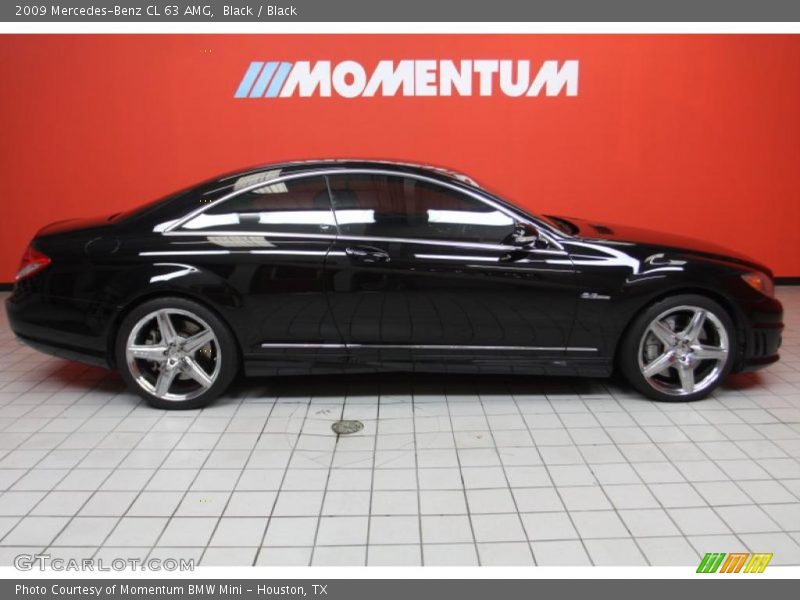 Black / Black 2009 Mercedes-Benz CL 63 AMG