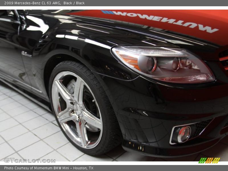 Black / Black 2009 Mercedes-Benz CL 63 AMG