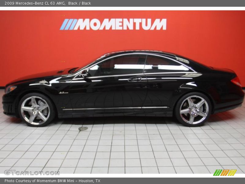 Black / Black 2009 Mercedes-Benz CL 63 AMG