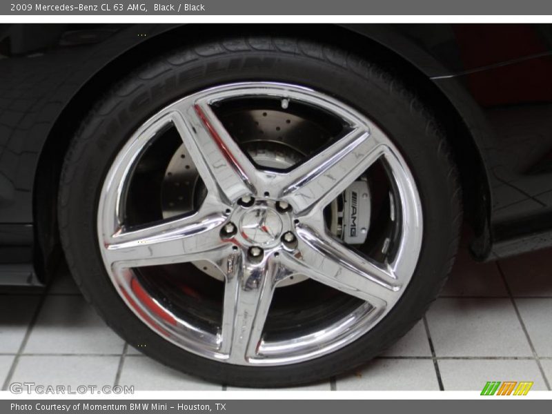 Black / Black 2009 Mercedes-Benz CL 63 AMG