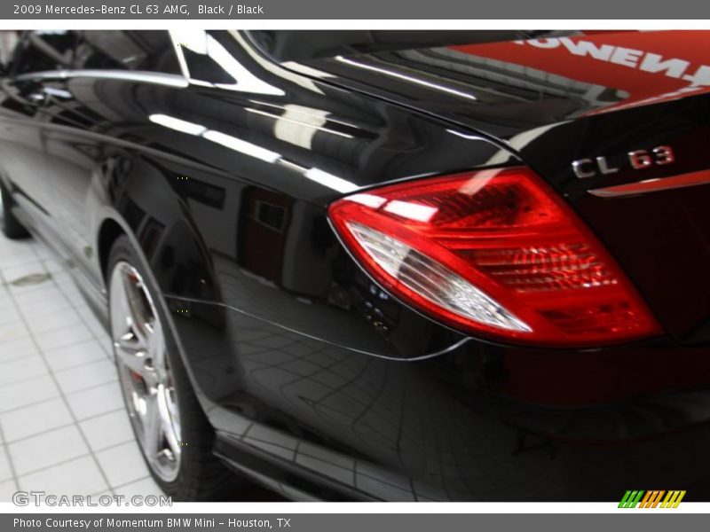 Black / Black 2009 Mercedes-Benz CL 63 AMG