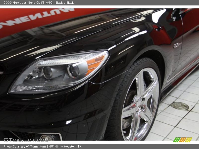 Black / Black 2009 Mercedes-Benz CL 63 AMG