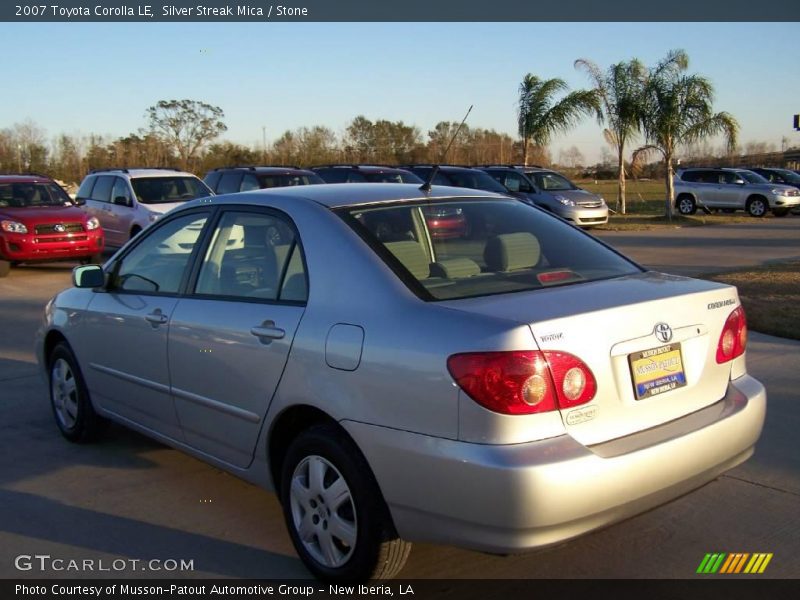 Silver Streak Mica / Stone 2007 Toyota Corolla LE