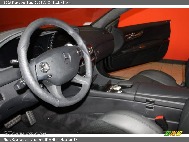 Black / Black 2009 Mercedes-Benz CL 63 AMG