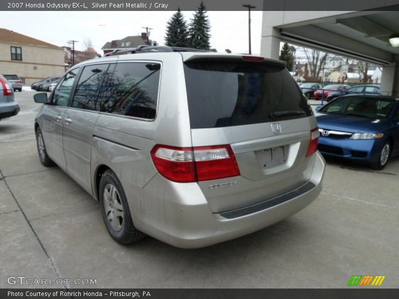 Silver Pearl Metallic / Gray 2007 Honda Odyssey EX-L