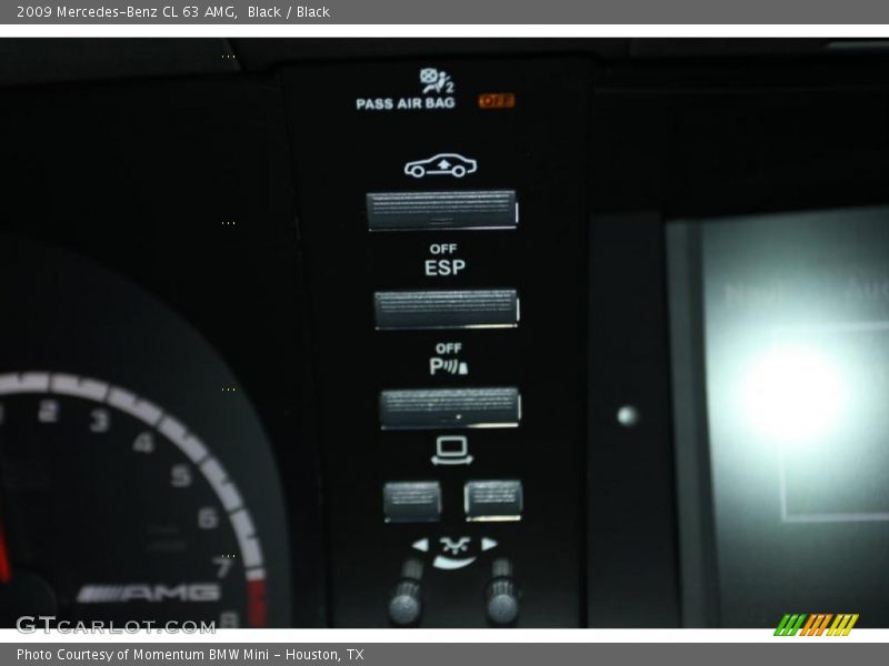 Black / Black 2009 Mercedes-Benz CL 63 AMG