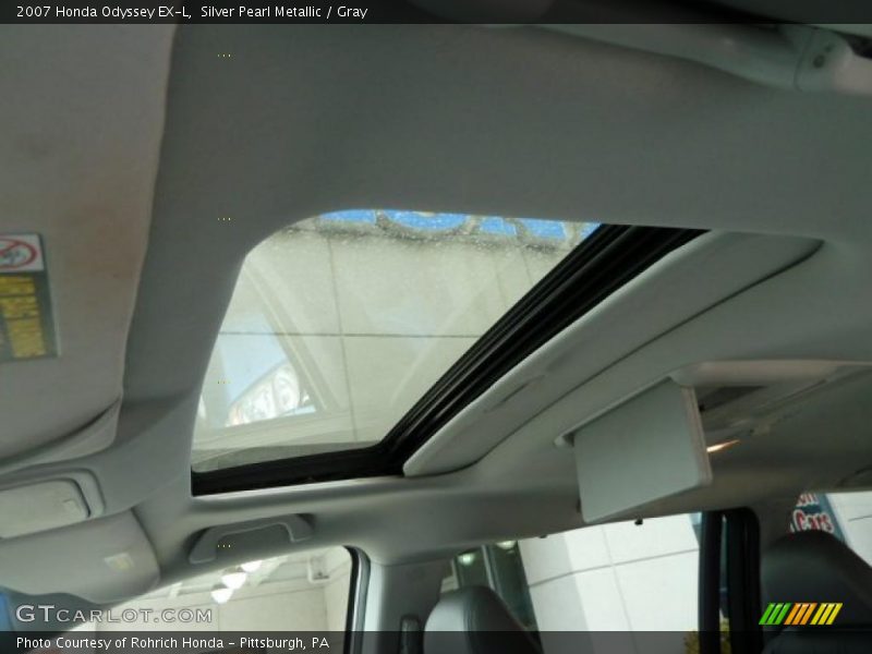 Silver Pearl Metallic / Gray 2007 Honda Odyssey EX-L