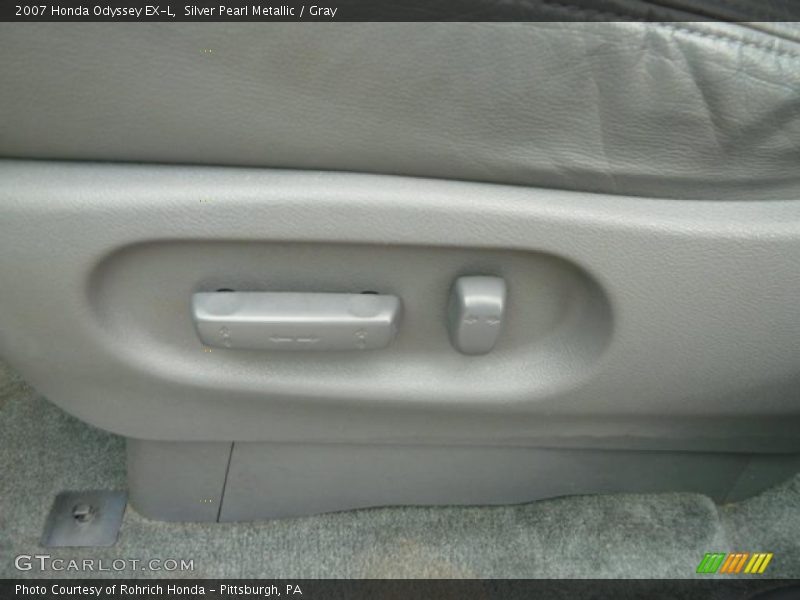 Silver Pearl Metallic / Gray 2007 Honda Odyssey EX-L