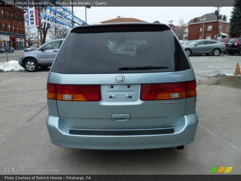 Havasu Blue Metallic / Quartz 2003 Honda Odyssey EX-L