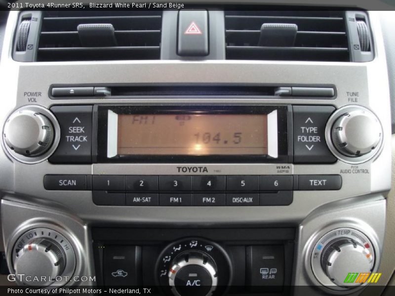 Blizzard White Pearl / Sand Beige 2011 Toyota 4Runner SR5
