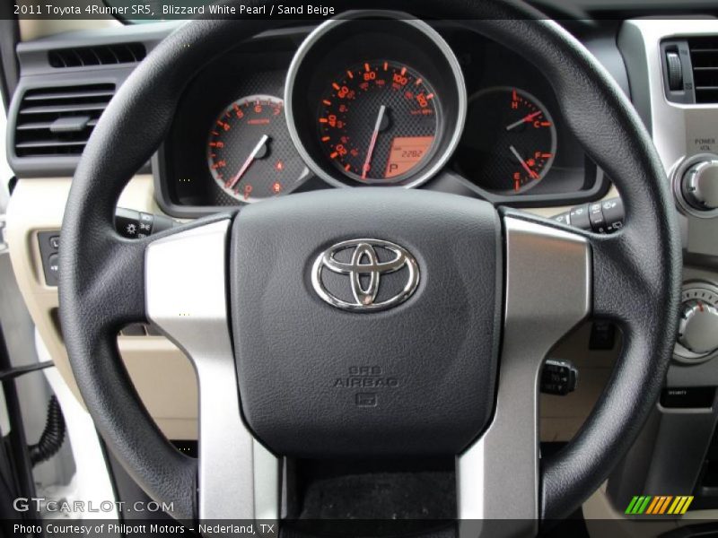 Blizzard White Pearl / Sand Beige 2011 Toyota 4Runner SR5